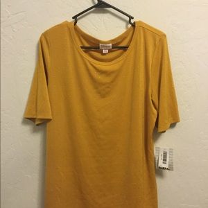 Lularoe 2xl mustard elegant Gigi